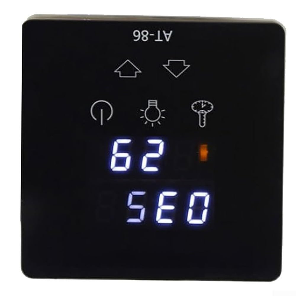 for HPLIVE AT-86 Temperature Controller, Touchscreen Sauna Stove, Temperature Control, Heating Mode, Lighting Settings and Temperature Settings