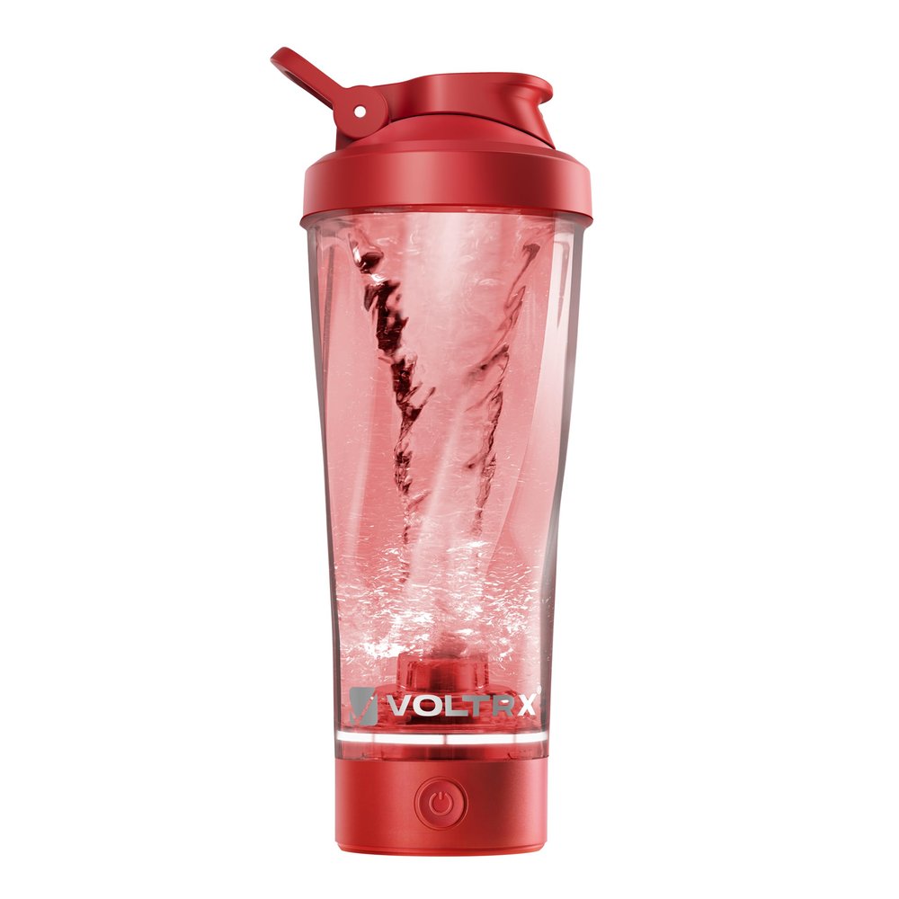 VOLTRX Premium Electric Protein Shaker Bottle, Made with Tritan - BPA Free - 24 oz Vortex Portable Mixer Cup/USB C Rechargeable Shaker Cups for Protein Shakes