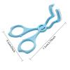2pcs Color Soft Eye Lens Wearing Tool,Eyelid Stretcher Tool, Reusable Eyelid Opener Tool,Tool for Soft Lens Insertion with Integrated Soft Silicone Strip, Portable Beginner Eyelid Opener view 2