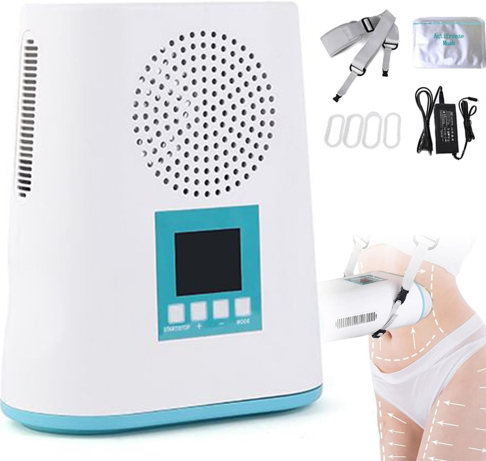 vanenferse Freezing Fat Removal Machine Instrument, Cryoliposys Sculpting Device, Body Shape Beauty Device Firm Skin Suitable for Slimming Tummy Arms Thigh, Shanks Lifting Hips