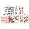 5PCS Bathroom Tissue Toilet Paper Double-Layer Toilet Paper Bulk with Amusing Christmas Prints Soft & Safe Toilet Paper Rolls Party Favor for Bathroom Decor,Toilet Paper Bulk view 1