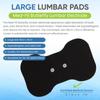 Med-Fit Butterfly Wireless TENS Self-Adhesive Electrode  Versatile, Durable, and Hassle-Free Pain Relief (Black, Butterfly 5 Pack) view 2
