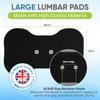 Med-Fit Butterfly Wireless TENS Self-Adhesive Electrode  Versatile, Durable, and Hassle-Free Pain Relief (Black, Butterfly 5 Pack) view 4