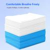 Beauty Bed Cover, 20pcs Massage Bed Cover Bed Roll with 3 Colors Optional for Beauty Salon, Spa, Massage, Hotels, Beautician (with hole) view 2