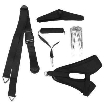 ALQSIM Neck Traction Device, Black Canvas Professional Neck Traction Device Traction Equipment Household Cervical Vertebra Traction Stretcher Portable Neck Stretcher Hammock