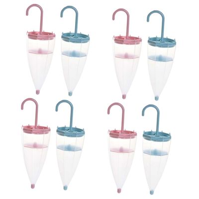 JECOMPRIS 8pcs Moisture Absorbers for Closet and Dehumidifiers for Home Hanging Moisture Absorbing Box and Closet Humidity Absorber
