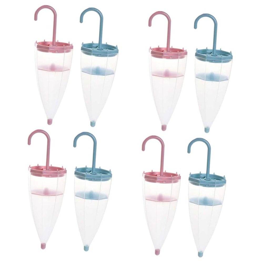 JECOMPRIS 8pcs Moisture Absorbers for Closet and Dehumidifiers for Home Hanging Moisture Absorbing Box and Closet Humidity Absorber