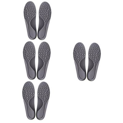 NOLITOY 4pairs Portable Comfortable Sports Insoles Replaceable Shoe Pads Multi-Function Foot Insoles for Running Training Shoe Inserts Supply