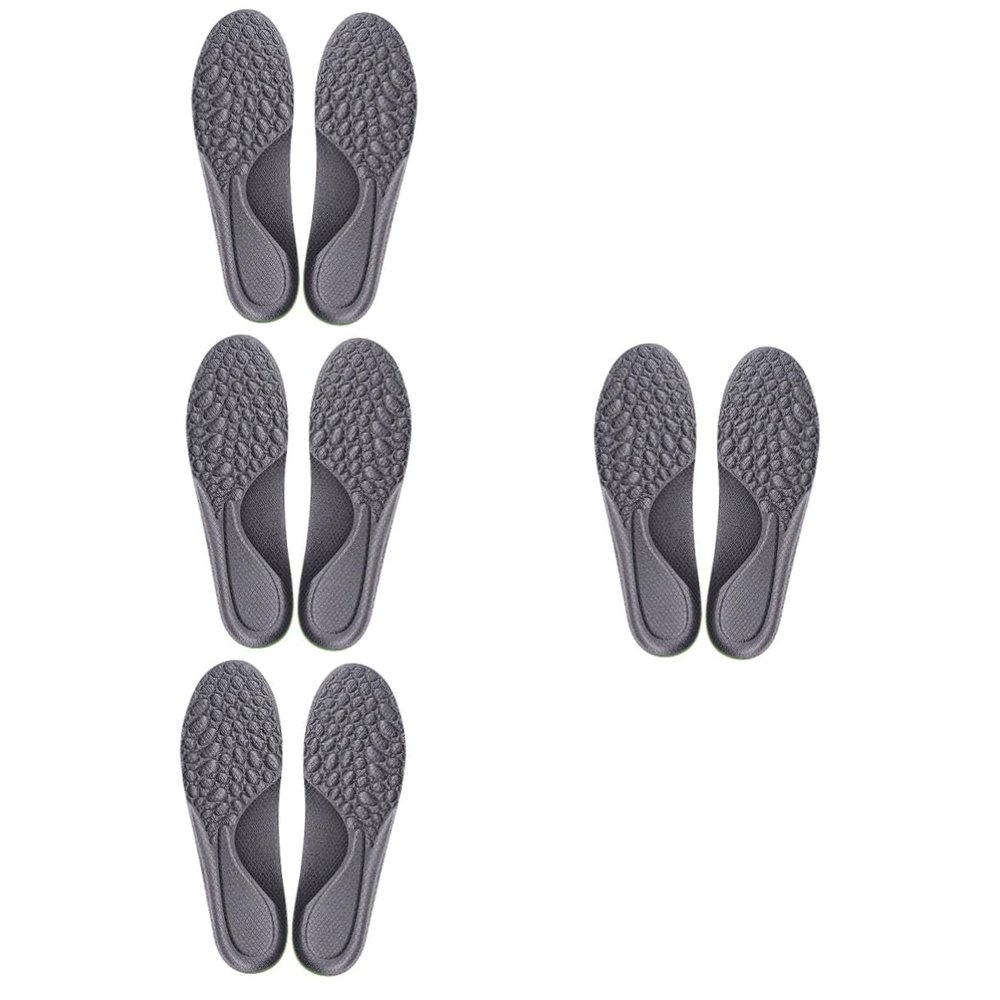 NOLITOY 4pairs Portable Comfortable Sports Insoles Replaceable Shoe Pads Multi-Function Foot Insoles for Running Training Shoe Inserts Supply