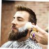 Beaupretty 2pcs Men Shaving Soap Natural Beard Shaving Soap for Facial Cleaning Skin Care for Men view 4