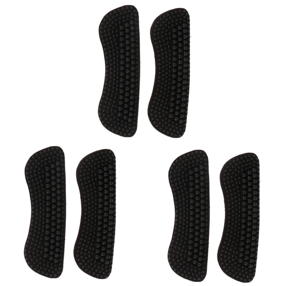 Healeved 3 Pairs Silicone Heel Grips Heel Liner Cushions Inserts Pads for High Heel Foot Care Protector