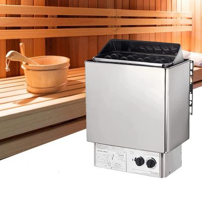 XNXYSMKJ Stainless Steel Electric Sauna Stove,Electric Sauna Stove Sauna Heater,Sauna Stove w/Internal Controller Temperature And Timer Dry Steam Sauna Heater (8KW)