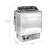 XNXYSMKJ Sauna Stove Electric Dry Steam Bath Sauna Heater Stove Timing Temperature Control Home Hotel Room Spa w/Internal Controller for Sauna Room (3KW) view 2