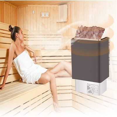 XNXYSMKJ Home Sauna,Commercial Sauna Heater Stove,3-9KW Dry Steam Bath Sauna Internal Control Type Stainless Steel Electric Sauna Stove Rapid Heating (3KW)