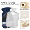 Hot Water Bottle with Cover, Earth Planet Space 2L Leakproof Hot Water Bag for Hand Feet Warmer, Neck, Shoulder, Back, Muscle Pain Relief, Cold Compress view 4