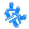 5Pcs C Curve Nail Extension Clips, Nail Pinching Clips, Multifunctional Plastic Nail Art Accessories, Finger Nail Extension, for Quick Building Nail Forms Nail Clips (Blue) view 2