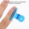 5Pcs C Curve Nail Extension Clips, Nail Pinching Clips, Multifunctional Plastic Nail Art Accessories, Finger Nail Extension, for Quick Building Nail Forms Nail Clips (Blue) view 4