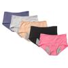Absorbent Postpartum Knickers Leak Proof Period Panties Teenage Girls First Starter Kit Heavy Flow Panty Breathable Underwear Briefs 5Pcs Multicolor 7XL view 1