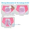Absorbent Postpartum Knickers Leak Proof Period Panties Teenage Girls First Starter Kit Heavy Flow Panty Breathable Underwear Briefs 5Pcs Multicolor 7XL view 4