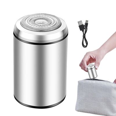 Small Electric Shaver | Waterproof USB Rechargeable Mustache Shaver | Portable Facial Hair Trimmer, Wet and Dry Shaving, Compact Grooming Tool for Mustache, Beard, and Sideburns