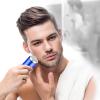 Sopamis M-ini Electric Shaver | Portable Small Electric Razors Man | USB Rechargeable Mustache Trimmer Tool with Double Ring Elastic Net | Pocket Size Waterproof Electric Shavers Razors for Wet & Dry view 3