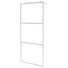 Swpsd Modern Walk-in Shower Wall with Frosted Glass, Easy Maintenance, 78-80x195 cm, Bathroom Model146645 view 2
