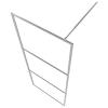 Swpsd Modern Walk-in Shower Wall with Frosted Glass, Easy Maintenance, 78-80x195 cm, Bathroom Model146645 view 4