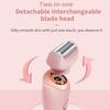 Duskofficial Razor, Glide Pro 3.0 Razor, 2 in 1 Portable Electric Shaver, Bikini Leg Underarm Public Hair Rechargeable Trimmer, Waterproof Electric Razor for Women, Removable Head (Pink) view 4