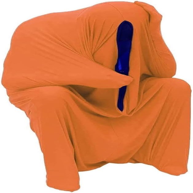 Premium Sensory Sock Body Sock, Perfect for Children with Sensory Processing Disorder(Orange,L)