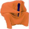 Elastic Compression Sensory Body Sock for Children with Autism Cozy Full Body Sock Calming Therapy Body Wrap to Relieve Stress(Orange,XL) view 1