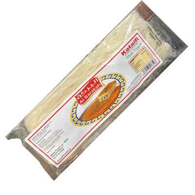 [Fresh Guarantee] Al Barakah Fresh Kataifi Kadayif Shredded Fillo Dough Pastry Kadaifi Threads Taze Kadayif for Dubai Chocolate 450 Gram
