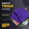 Tezraftaar 500 x Paper Napkins Disposable 33cm x 33cm 2Ply Lavender Serviettes Tissue Paper for Catering Supply Tableware Weddings Christmas Birthday Parties view 3