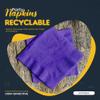 Tezraftaar 500 x Paper Napkins Disposable 33cm x 33cm 2Ply Lavender Serviettes Tissue Paper for Catering Supply Tableware Weddings Christmas Birthday Parties view 4