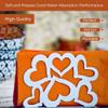 Tezraftaar 500 x Paper Napkins Disposable 33cm x 33cm 2Ply Orange Serviettes Tissue Paper for Catering Supply Tableware Weddings Christmas Birthday Parties view 2