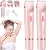 Glow Aura Shaver, Glowshave Hair Remover, Dual Head Shaver Women, GlowShave - 2 in 1 Women's Body Shaver, Wet and Dry, for Leg Arm Underarm (2pcs) view 1