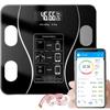 Bluetooth Smart Body Composition Monitor Weighing Scale, 180kg Capacity, BMI Measurement, Body Fat measurement, Accurate measurements and many more view 1