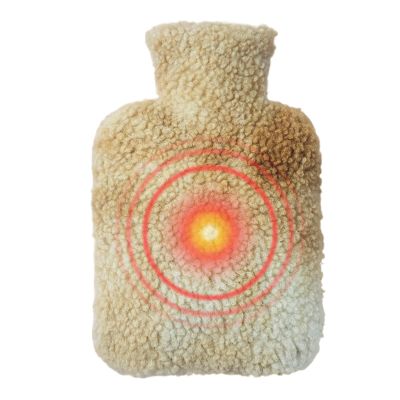 MLqkpwy Hot Water Bottle,1000ml Portable Warm Water Bag Heated | Reusable Winter Hand Warmers, Large Capacity Small Hot Water Bottle for Hot and Cold Compress