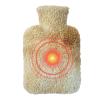 MLqkpwy Hot Water Bottle,1000ml Portable Warm Water Bag Heated | Reusable Winter Hand Warmers, Large Capacity Small Hot Water Bottle for Hot and Cold Compress view 1
