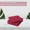Tezraftaar Paper Napkins Disposable 40cm x 40cm 2Ply Serviettes Tissue Paper for Catering Supply Tableware Weddings Christmas Birthday Parties (200, Burgundy) view 4