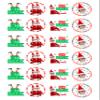 24 Naughty Elf Christmas I'm Back Edible Cupcake Cake Toppers PRECUT Premium Wafer Card Stand up Toppers view 1