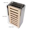 ALQSIM 3.6KW Sauna Heater, Internal Control Temperature Adjustable Stainless Steel Electric Sauna Stove, Wet and Dry Sauna Heater Stove for Home Hotel Spa Steam Room Bath Shower view 4