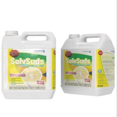 Solv Suds Lemon Washing Up Liquid, 5 Litres, Concentrated Formula (2)