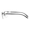 HELES Business Men Half Rim Reading Glasses Anti-Reflection Polycarbonate Blue Light Blocking Single Vision Computer Glasses-Black||+0.50 Strength view 3