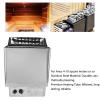 ALQSIM 6KW Sauna Heater, Internal Control Temperature Adjustable Stainless Steel Electric Sauna Stove, Wet and Dry Sauna Heater Stove for Home Hotel Spa Steam Room Bath Shower view 3
