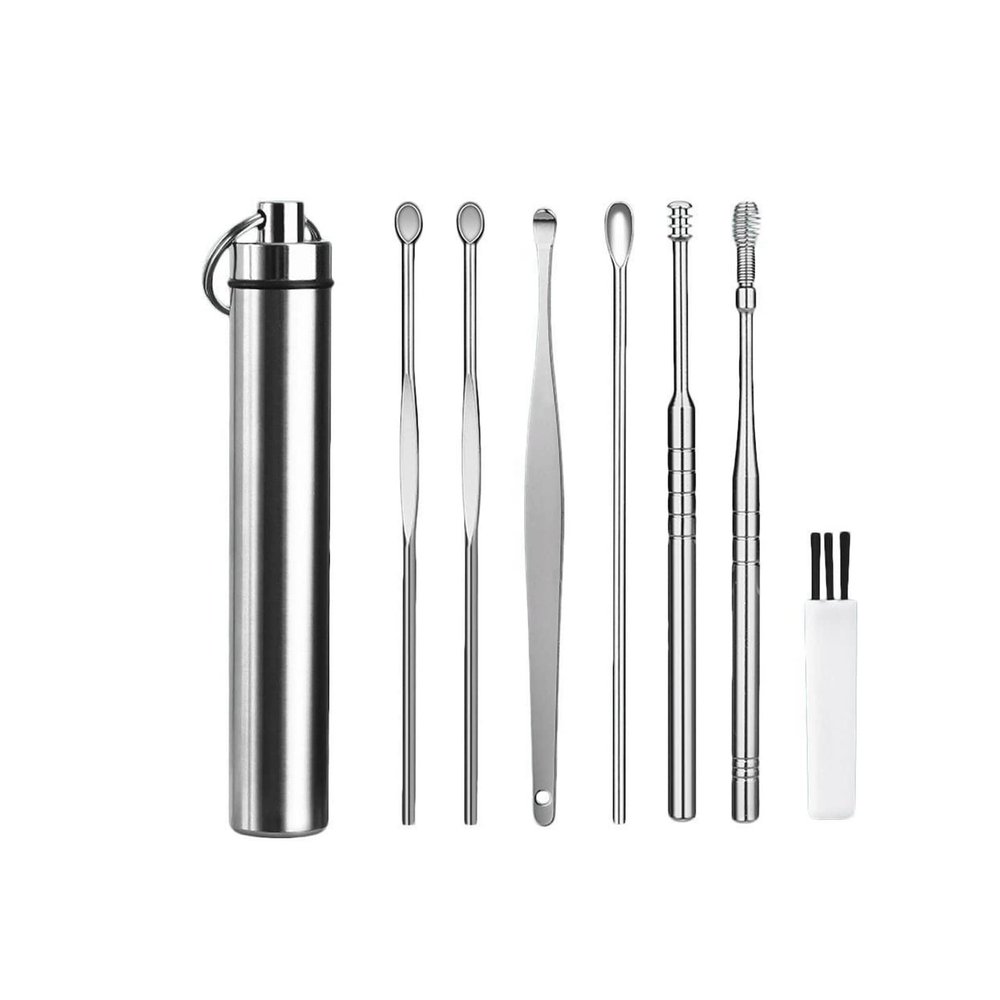 INFYDAY Earwax Removal Products Steel Ear Pick Ear Cleaner Wax Removal Tool Earpick Sticks Earwax Remover Ear Clean Ear Pick Cleaning Tools