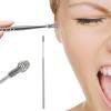 INFYDAY Earwax Removal Products Ear Care,Portable Spiral Stainless Steel Earpick Curette Ear Wax Remover Spring Ear Clean view 2