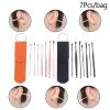 INFYDAY Earwax Removal Products 7pcs Portable Ear Wax Pickers Stainless Steel Earpick Wax Remover Curette Ear Pick Cleaner Ear Cleaner Spoon Care Ear Clean Tool view 2