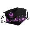 butterfly purple Adult Dust Mask Cover - Breathable, Adjustable for Outdoor, Camping, Running, Traveling, Work, and Daily Use view 2