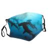 Hammerhead Sharks Adult Dust Mask Cover - Breathable, Adjustable for Outdoor, Camping, Running, Traveling, Work, and Daily Use view 2