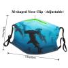 Hammerhead Sharks Adult Dust Mask Cover - Breathable, Adjustable for Outdoor, Camping, Running, Traveling, Work, and Daily Use view 4